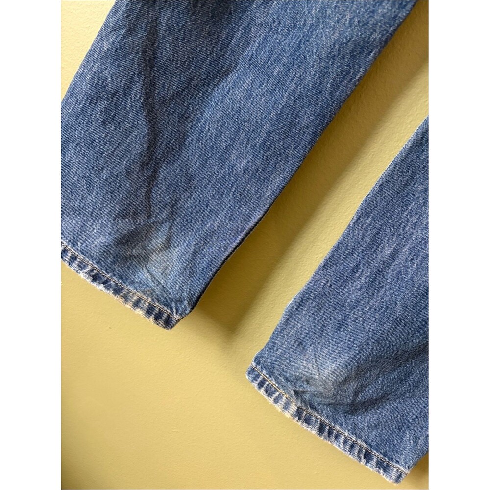 Levi's Low Pro Straight Distressed Ripped Jeans Sz 26 - Picture 8 of 9